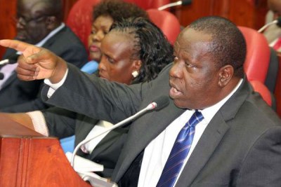 Education Cabinet Secretary Fred Matiang’i before the National Assembly’s education committee.