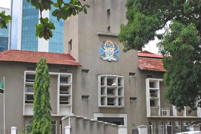 High Court of Tanzania building in downtown Dar es Salaam (file photo).