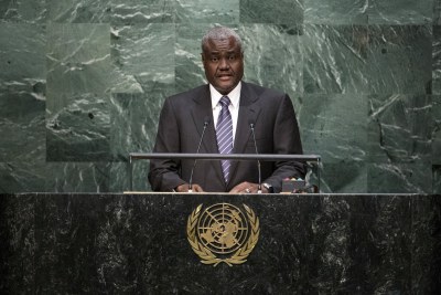 Moussa Faki Mahamat, président de la Commission de l'Ua
