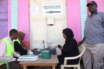 Voter registration goes on in Isiolo (file photo).