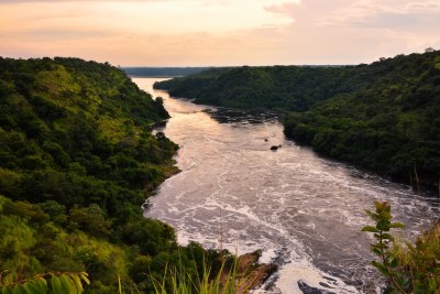 Nile River in Uganda.