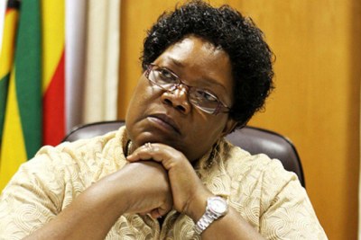Zimbabwean opposition politician Joice Mujuru (file photo).