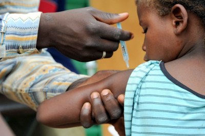 Vaccination contre la méningite.