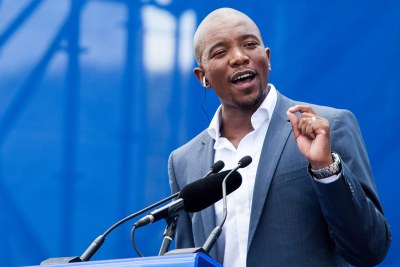 Mmusi Maimane, leader of the official opposition Democratic Alliance.