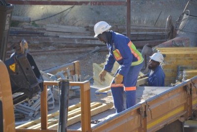 A construction project in Windhoek, Namibia, where the government welcomes investors to provide expertise and capital to grow the economy and create prosperity.