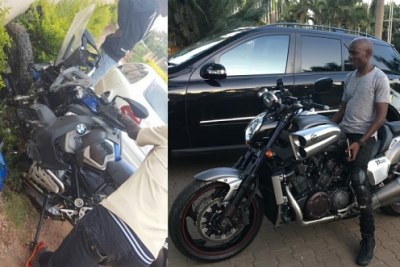 SK Mbuga motorbike accident.