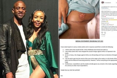 Cici has dismissed any media reports that she has dropped charges against her alleged lover Arthur Mofokate.