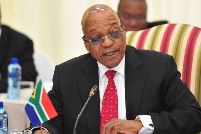 Le Président sud africain, Jacob Zuma