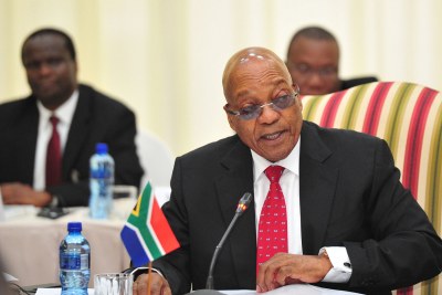 South African President Jacob Zuma (file photo).