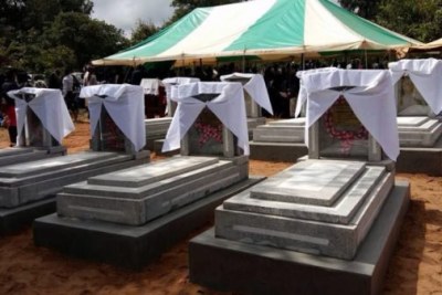 July 20 tombstones unveiled.