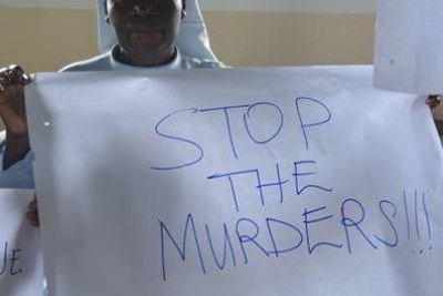 The Uganda Women's Network protests the killings.