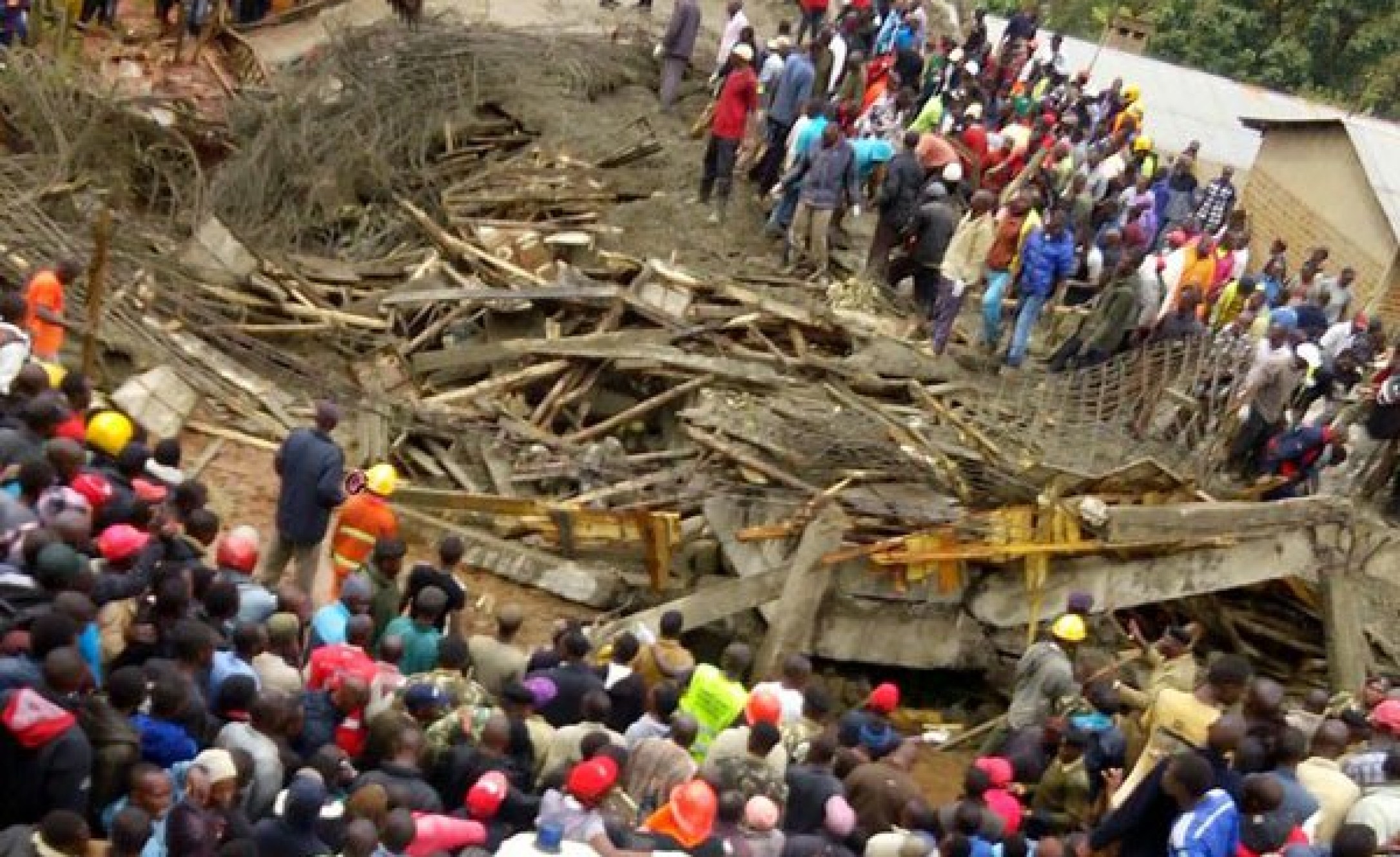 Kenya Building Collapses in Kapsabet Town, Scores Feared Trapped