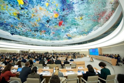 Le Conseil des droits de l’homme de l’ONU à Genève.