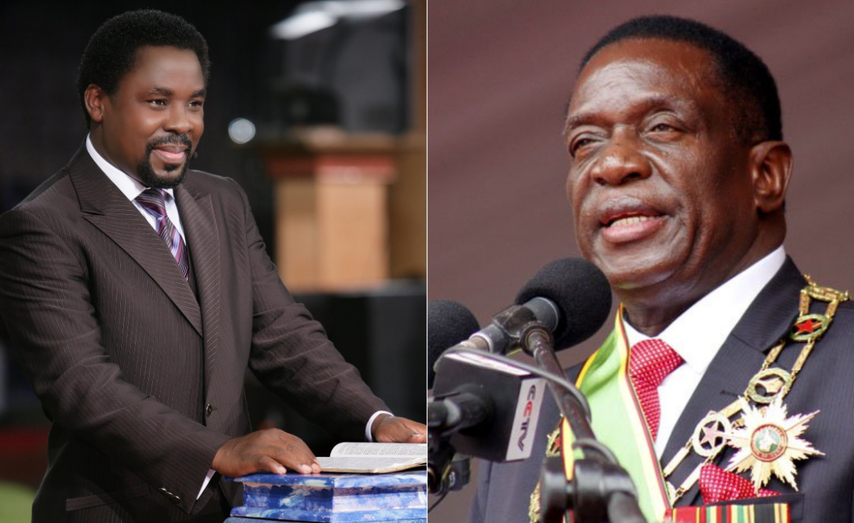 Prophet Tb Joshua To Make Private Visit To Zimbabwean President Allafrica Com