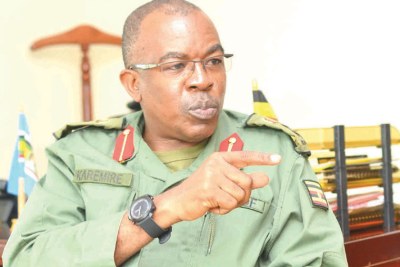 Army spokesperson Brigadier Richard Karemire