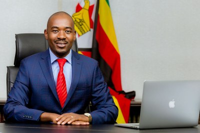 MDC leader, Nelson Chamisa (file photo).