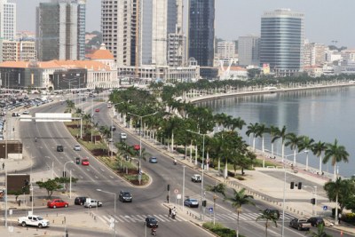 Une vue de Luanda , la capitale de l'Angola