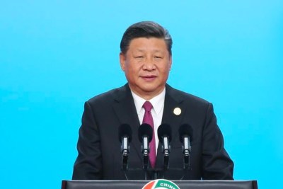 Xi Jinping lundi à l'ouverture du sommet