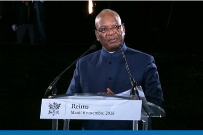 Discours de Ibrahim Boubacar Keïta, Président de la République du Mali pour l’inauguration du monument aux héros de l'armée noire à Reims