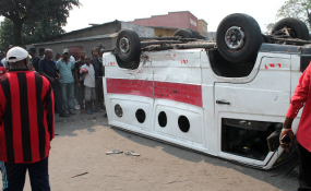 Image result for Collision Between Acid Truck and Bus Leaves At Least 18 Dead