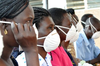 Tuberculosis patients at a hospital in Kenya (file image).