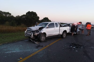 Six people sustained minor injuries in a collision between four vehicles on the N1 North bound, Hammanskraal.