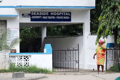 L’hôpital de bord de mer déserté de Ganjoni, dans le comté de Mombasa, le 16 mai 2019, a été fermé par le gouvernement en raison de mauvaises normes sanitaires.