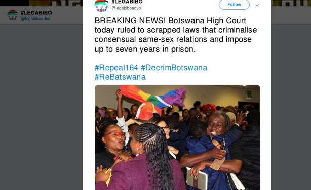 Celebrations And Hope For Equality After Historic Botswana Ruling