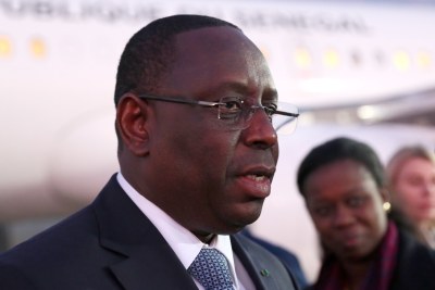 Chairperson of the Africa Union, Senegal President Macky Sall (file photo).
