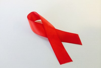 Ruban de sensibilisation au VIH / sida.