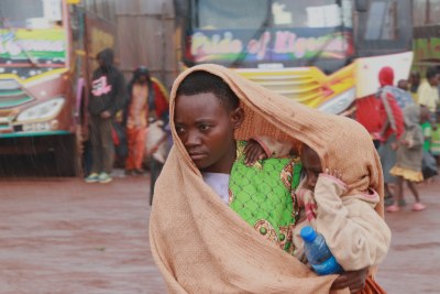 Des Burundais rapatriés de Tanzanie au centre de transit de Mabanda, dans la province de Makamba, Burundi. (24 avril 2018)