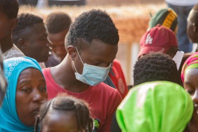 People take precautions in Mali against COVID-19 (coronavirus).
