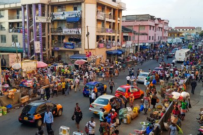 Accra Central, Accra, Ghana in 2019 (file photo).