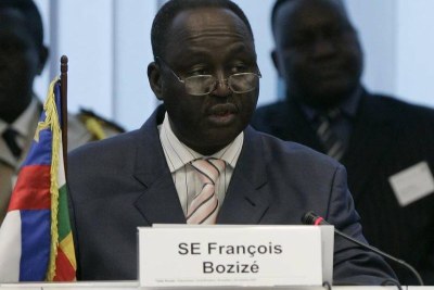 François Bozizé, Président de la République centrafricaine, à la Table ronde des partenaires de développement de la RCA à Bruxelles
