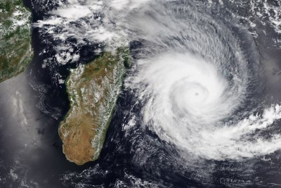 Image satellite du cyclone Batsirai le 2 février 2022.