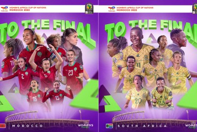 Le Maroc et l'Afrique du Sud en finale de la CAN Féminine 2022.