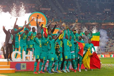 Le Sénégal célébre son premier titre de CHAN organisé en Algérie