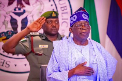 The President, Commander-in-Chief of the Armed Forces, Federal Republic of Nigeria, Bola Ahmed Tinubu.