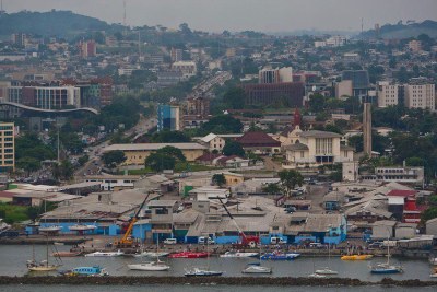 The port of Libreville (file photo).