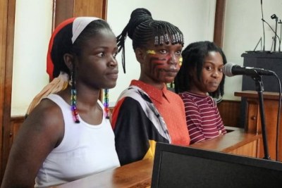 Kemitoma Siperia Mollie, Praise Aloikin, and Kobusingye Norah appear in court early in September. They were charged with common nuisance.