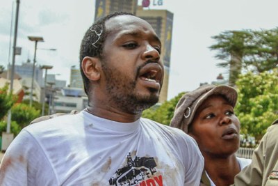 The State accused Boniface Mwangi of incitement (file photo).