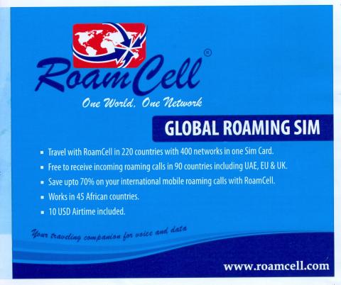 Roamcell covers 45 countries in Africa